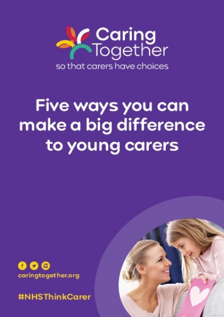 Five ways you can make a big difference to young carers (A5 leaflet)